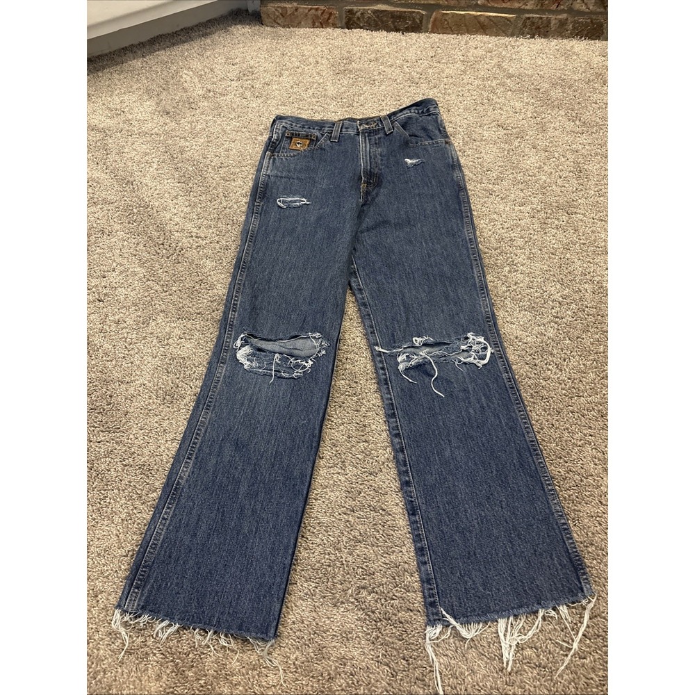 Cinch Men's Bronze Label Slim Fit Jean Indigo 30x30 Fits 30x29 MB90532002 Cowboy